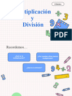 Multiplicación y División 6ºto