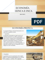 Economía Preinca e Inca