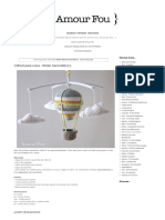 (Amour Fou - Crochet) - Móvil Globo Aerostático