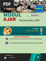 3.1 Modul Ajar Mengenal Fungsi Linear Dan Gradien