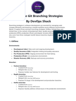 Corporate Git Branching Strategies by DevOps Shack