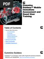 Cummins Guidanz Mobile User and IA Training