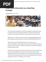 How To Use Discussion As A Teaching Strategy - Classcraft Blog - Resource Hub For Schools and Districts