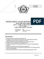 Soal UM MGMP IPA THN 2020