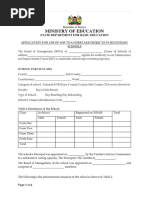 Application For Mif Approval - 082536