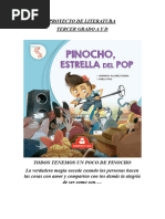 Proyecto de Literatura Tercer Libro Pinocho Estrella Del Pop