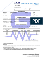 Certificado de Calibração No. 24355/24: Dados Do Instrumento