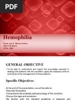 Case Presentation Hemophilia A