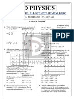 Group Theory Assignment