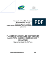 Plan de Emergencias y Desastres RegiÃ N No. 18 Yoro 2022 Corregido