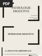 Pathologie Digestive Médicale