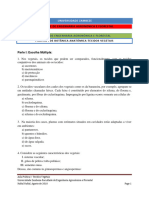 Prática I de Botânica Anatómica-Tecidos Vegetais