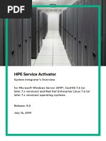 HPE Service Activator System Integrator's Overview, Release 9.0-A00116024en - Us