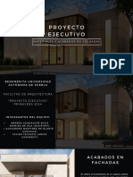 Proyecto Ejecutivo Fachadas