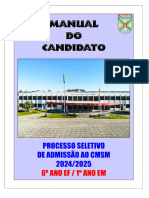 Manual Do Candidato PS Admisso Ao CMSM - 2024-2025