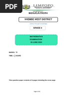 2024 Term 2 Math GR 9 Exam