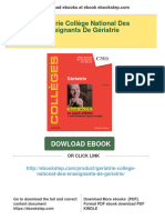 (PDF Download) Gériatrie Collège National Des Enseignants de Gériatrie Fulll Chapter