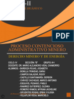 Proceso Contencioso Administrativo Minero