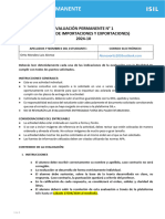 Evaluación Permanente #1 (Gestión de Importaciones Y Exportaciones) 2024-10