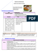 Sesion de Aprendizaje-El Cebiche