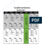 Jadwal Shifting Konter Bawah