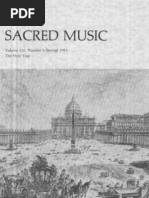 Sacred Music, 110.1, Spring 1983 The Journal of The Church Music Association of America