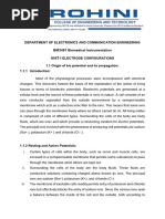 BM3491 Biomedical Instrumentation