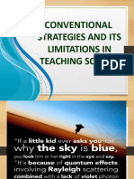 Conventional Strategies and Its Limitations in Teaching Science