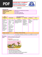 SESIÓN de APRENDIZAJE #03 Reflexionamos Con La Solidaridad Del Buen Samaritano