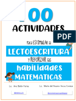 100 Actividades de Matematica y Lectoescritura