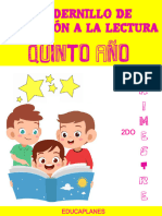 5to - Cuadernillo Animación A La Lectura 1er Trimestre