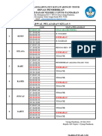 Jadwal Pelajaran Kelas 3