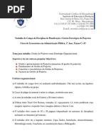 Trabalho de Campo de Gestão de Projecto, Turma C e D