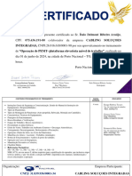 Ítalo Delmont Ribeiro Araújo - Certificado PTA - Porto Nacional