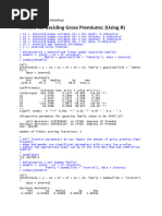 Actuarial Internship Test