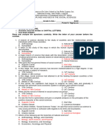 Discipline - 3RD - Monthly - Test