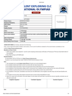 Admit Card CLC Tecno