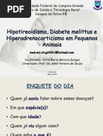 Hipotireoidismo, Hiperadrenocorticismo e Diabetes Melittus em Pequenos Animais - 2017 - PDF