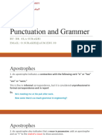 Lecture-11 Punctuation and Grammer