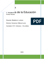 Filosofía de La Educación, 1C.2024 (Com. Viernes)