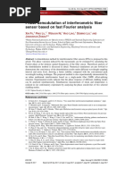 Phase Demodulation of Interferometric Fiber