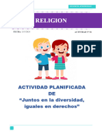 13 de Mayo. Religion