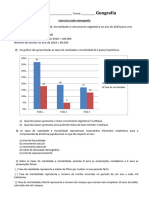 Atividade Sobre Demografia (Treinamento I)