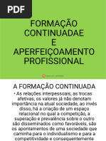 Formação Continuada e Aperfeiçoamento Profissional Pronto