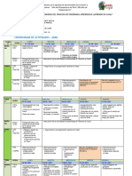 Planificador Con Horario 3 y 4 Años Junio