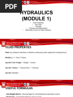 Hydraulics Module 1