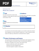 Performance Task 1