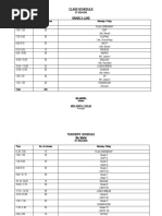 SY 2024 - 2025 Class Program (BPA)