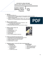 Module 13 Companion Animals (1) Population Control Programmes