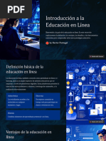 Introduccion A La Educacion en Linea